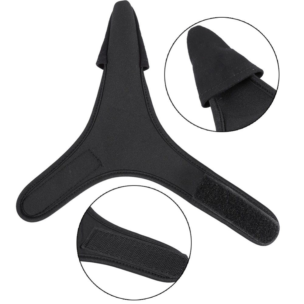 Fishing Gloves - Durable Black Single Finger Protector Non