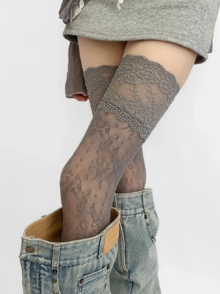 Sexy lace trimmed nylon fishin - đánh giá và giá Fishing Socks