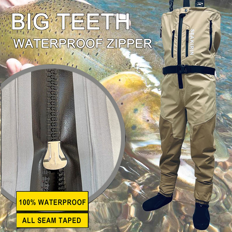 Zip-front Breathable Stout Che - đánh giá và giá Fishing Waders