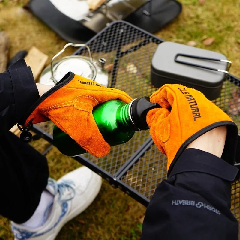 Heat Resistant BBQ Gloves Cowh - đánh giá và giá Fishing Gloves