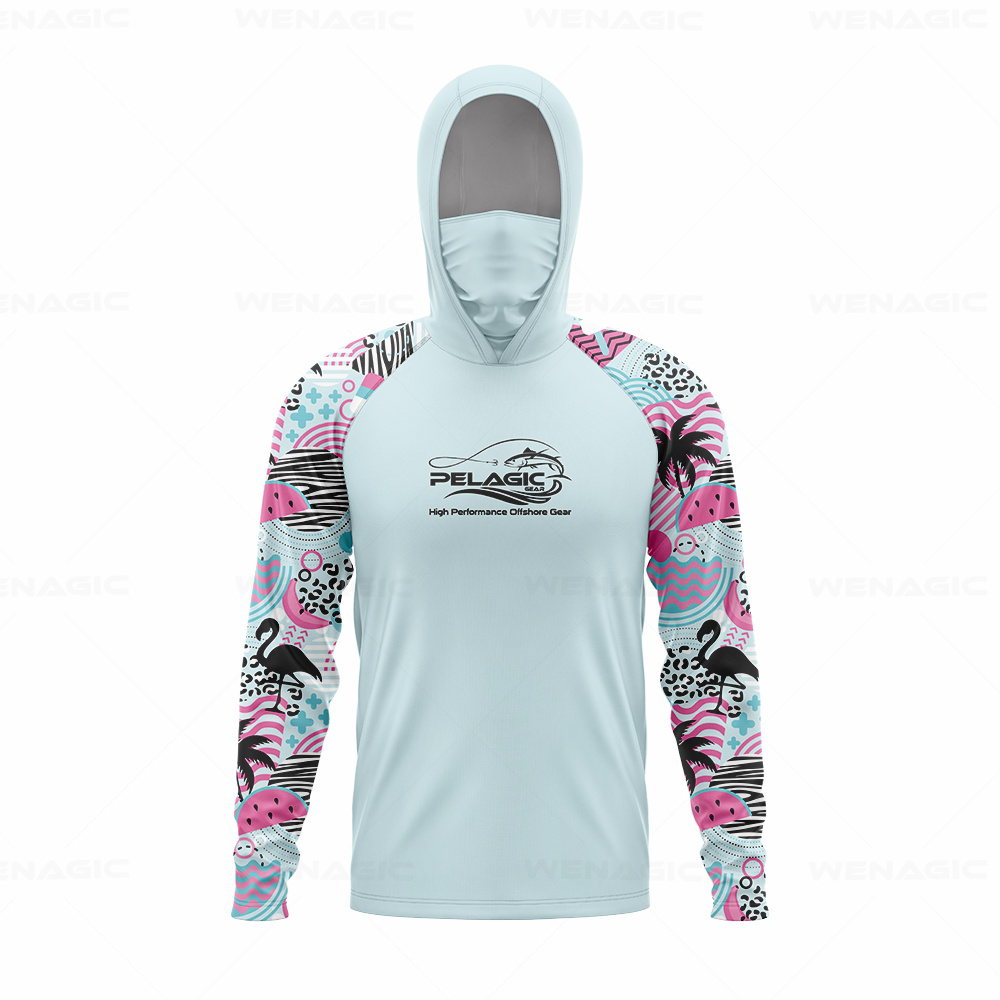 pelagic gear Men Hood Fishing  - đánh giá và giá Fishing Shirt Uv Protection