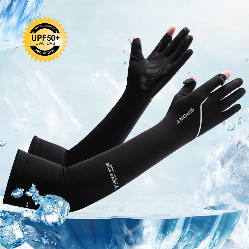 Sun Protection Long Arm Sleeve - đánh giá và giá Fishing Gloves