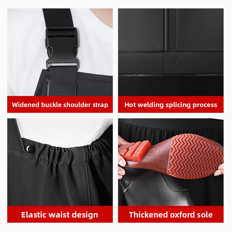 PVC Chest Waders with Boots Wa - đánh giá và giá Fishing Waders