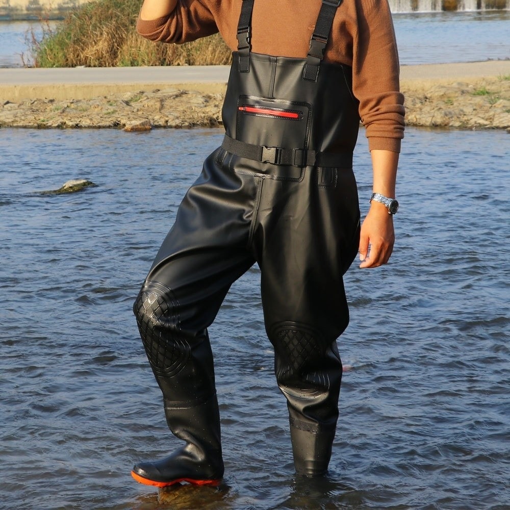 Useful PVC Fishing Suit Double - đánh giá và giá Fishing Waders