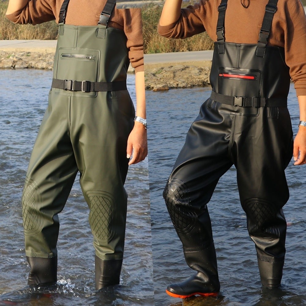 Useful PVC Fishing Suit Double - đánh giá và giá Fishing Waders