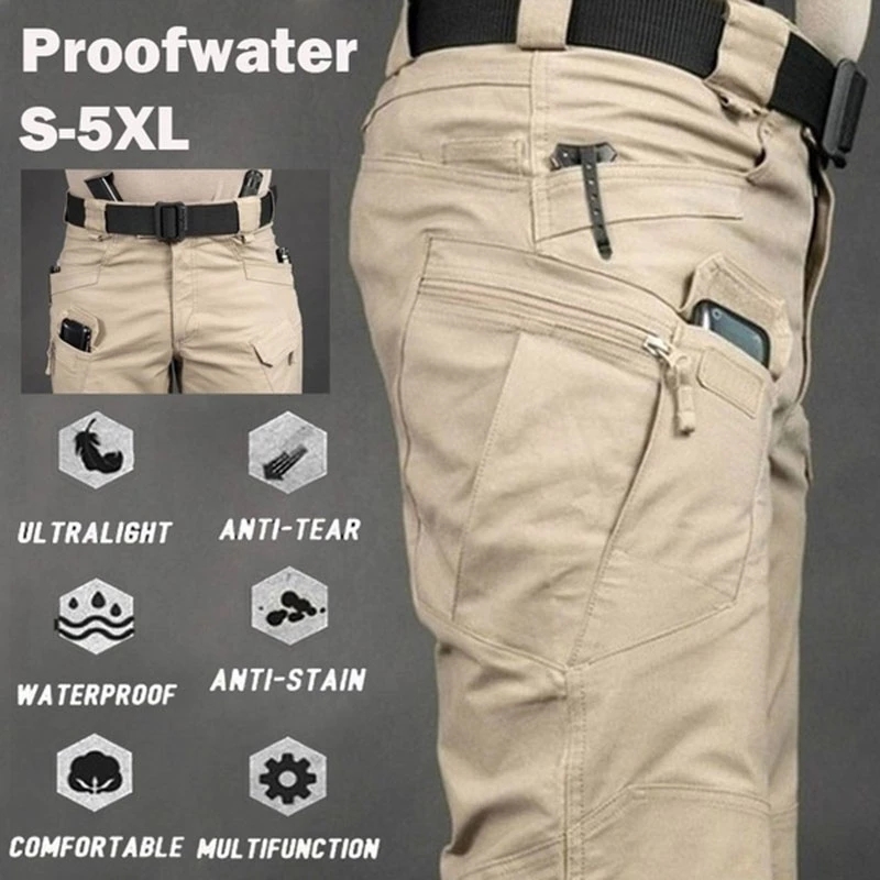 Men's Tactical Cargo Pants 6XL - đánh giá và giá Fishing Pants Waterproof